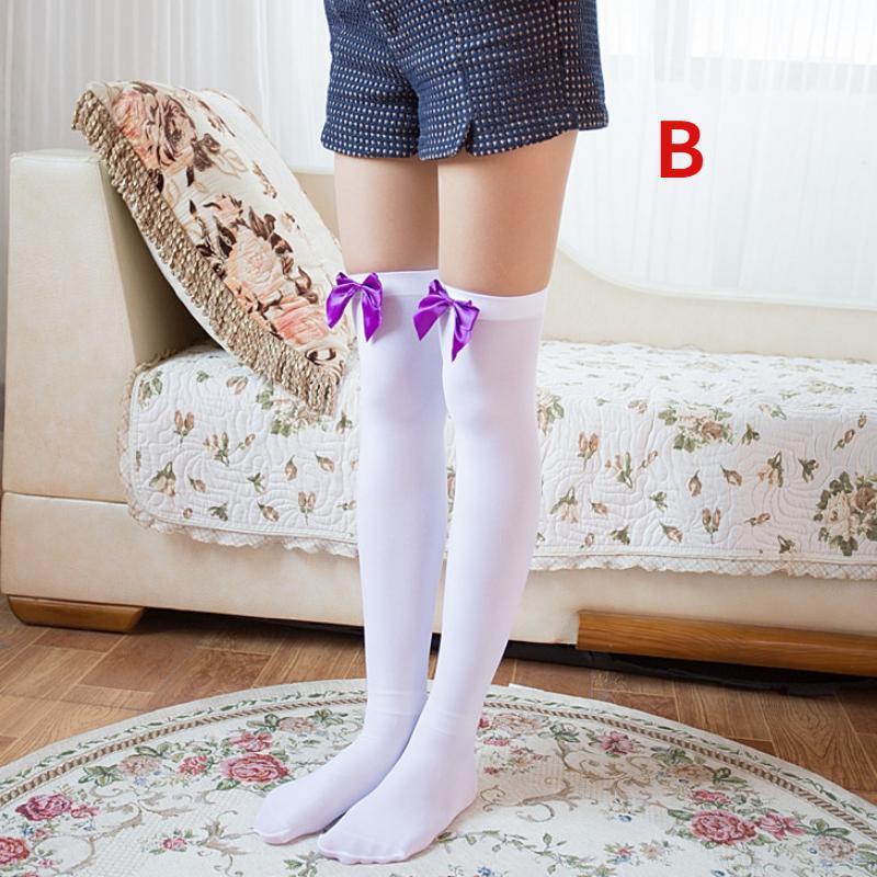 Women's Elastic Over-knee Stockings Fashion Bow Tights