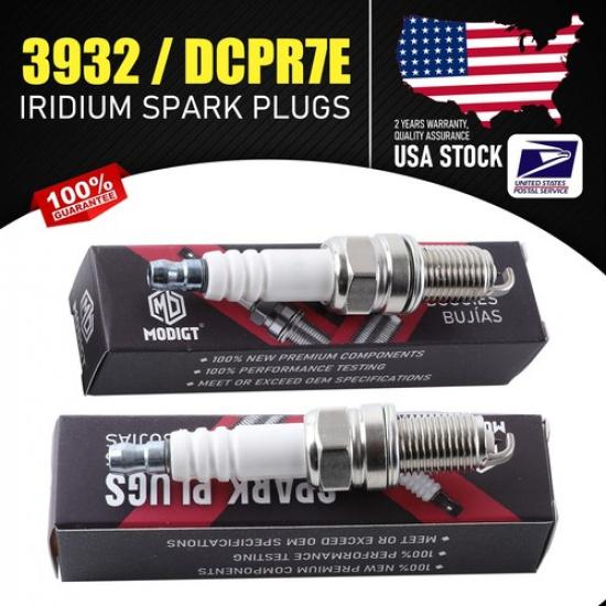 Enhance Engine Performance For NGK DCPR7E / 3932, OEM Spark Plugs Set 4pcs NEW