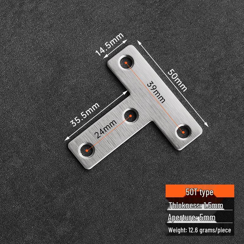 90° L-Shaped Angle Bracket for Table, Chair, Cabinet, and Shelf Support