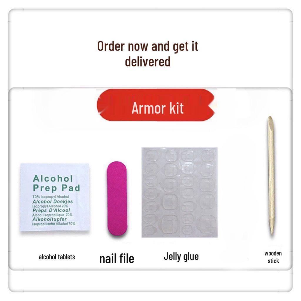 Rhinestone Tipsy: Handmade Removable Nail Art Stickers, Pack of 10