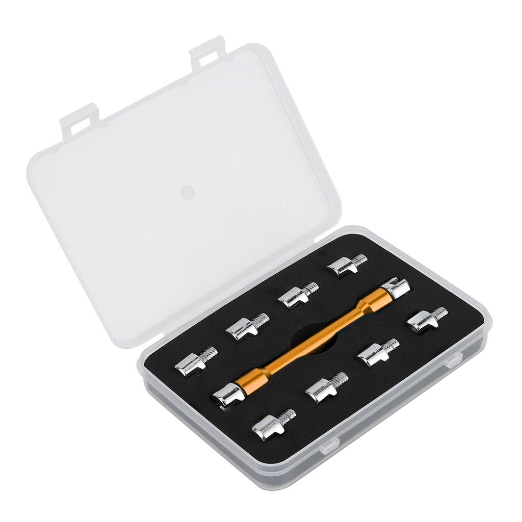 Motorsykkel Eikenøkkel CNC Fastnøkkelsett 5.0?6.8 Lengde 93mm3.7in for De fleste motorsyklerGull