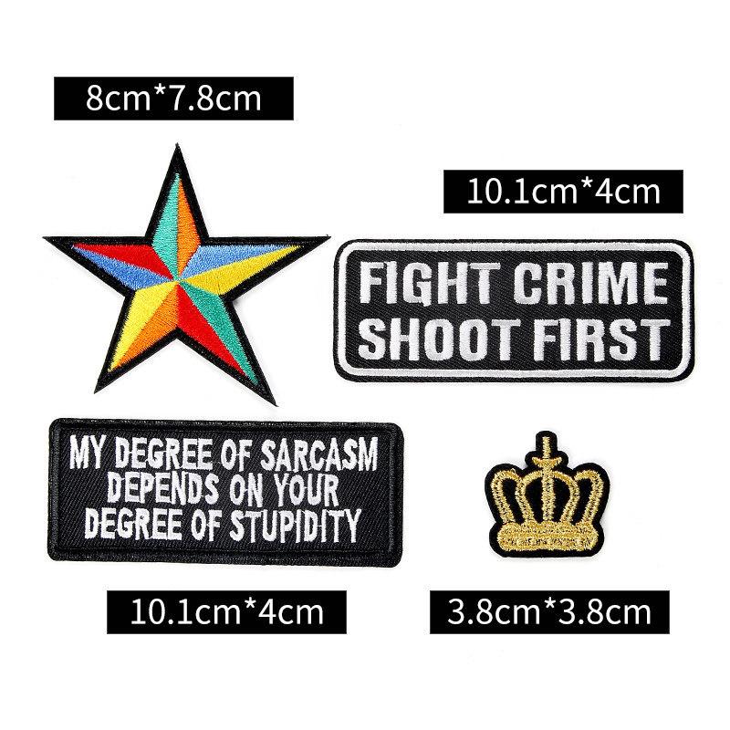 Badge Cloth Sticker Clothes Pants Patch Sticker Down Jacket Jeans Hole Repair Sticker Pattern Embroidery Sticker