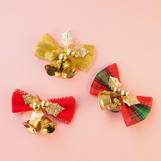 Weihnachts-Haustierhalsband Verstellbar Schleife Glocke Dekorativ Bequem Verkleiden Geschenk Weihnachtselemente