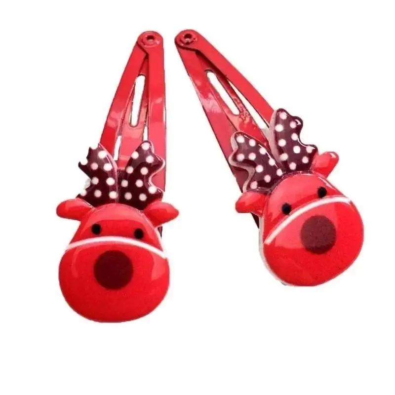 10 Pcs Random Kids Girl Candy Hairpin Baby Hair Clip Christmas Barrettes Christmas Headbands