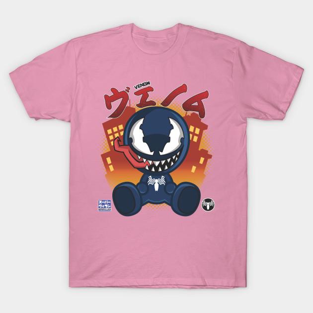 T Shirt Women Venom Chibi Harajuku Print Kawaii Tshirt Summer Short Sleeve Female T-Shirt Top Tee