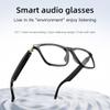 AI Translator Glasses for Men Women Support Multi Platform Multifunction Bluetooth-compatible Audios Eyewear