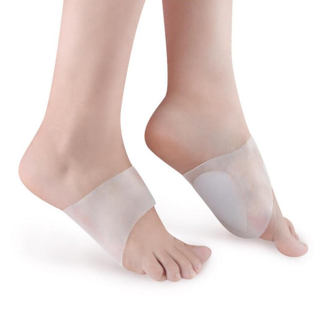 Soft Arch Support Foot Pad Plantar Fasciitis Foot Relief Shoe Cushions Soft Support Gels Sleeves for Men and Woman