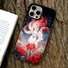 Fairy Fox Phone Case For iPhone 17,16,15,14,13,12,11 Plus,Pro Max,XS,Colorful Silver Black Cover