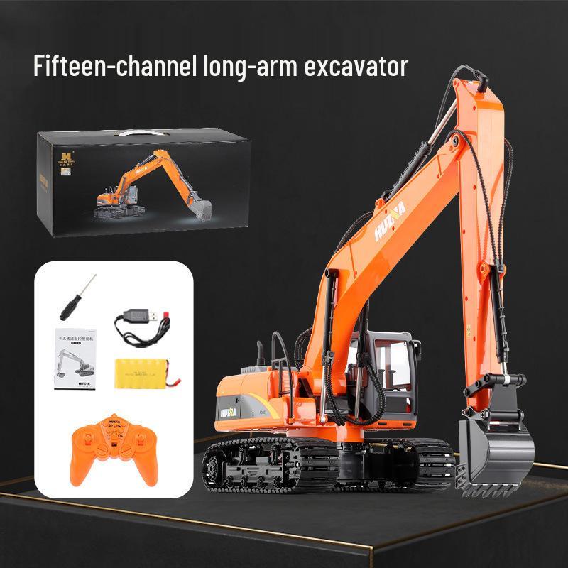 Huina 1551 Alloy Screw Rod Excavator Model – Engineering Vehicle Simulation