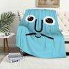 Blanket Funny For Soft Throw Art Blanket for Picnic Bed Sofa Home J-Jean Face Bedroom Fashion J-Jullien Cozy Warm Comfortable