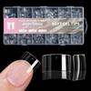 600pcs No-Trace Nail Forms Ultra-Thin Half Cover False Tips for Profional Use In Nail Salons
