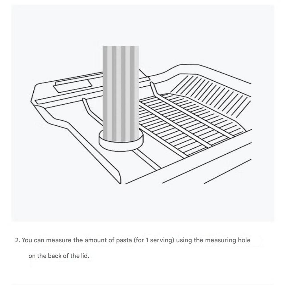 Japanese-made Microwave Pasta Boiling Maker