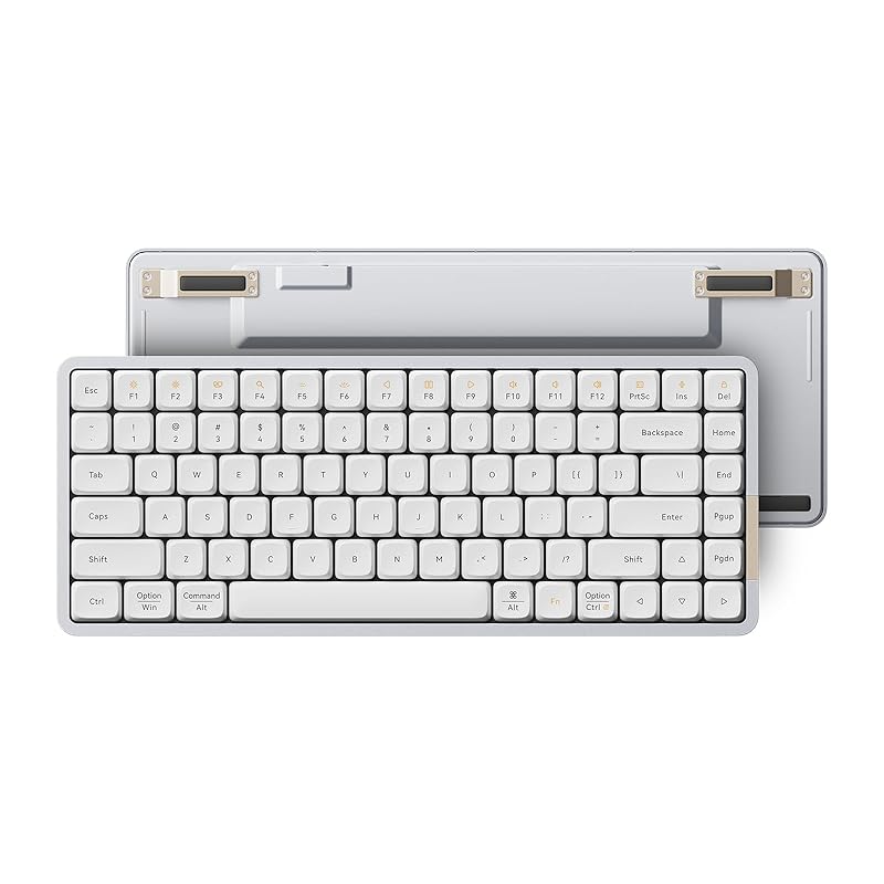 

Lofree FLOW low profile mechanical keyboard English sequence silver white Standard equipment key switch GHOST (linear) Technical suitability