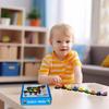 Wooden Magnetic Number Train Building Block Assembly Car Early Cognition Enlightenment Learning Car Cartoon Set For Kids