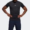 Adidas T Shirts Men's Black Crew Neck Moderate Straight Fit FT2777