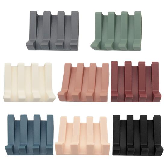 Soap Dish Creative Drainable Silicone Minimalist Waterfall Soap Box Household Supplies