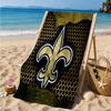 Who Dat Nation Football Beach Towel, Microfiber Beach Towel, Perfect For Pool, Beach, Travel, Home Decor Beach Party Fan gifts