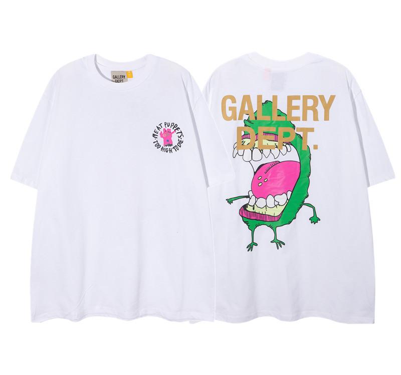 Foreign Trade American Retro Summer Round Neck Short-sleeved T-shirt Boys Ins Trendy High Street Loose Couple Half-sleeved Women