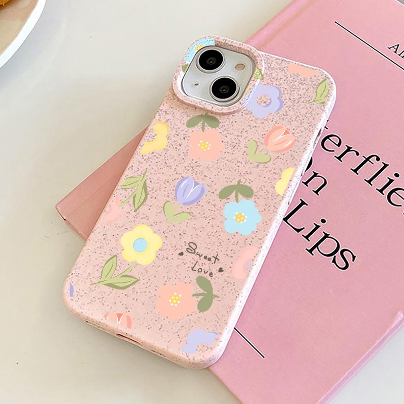Pouzdro na mobilní telefon pro iPhone 11 13 XR 15 Pro Max 12 14 Pro Max Pouzdro iPhone 16 7 Plus 8 Plus XS Max Rozložitelné a šetrné k životnímu prostředí