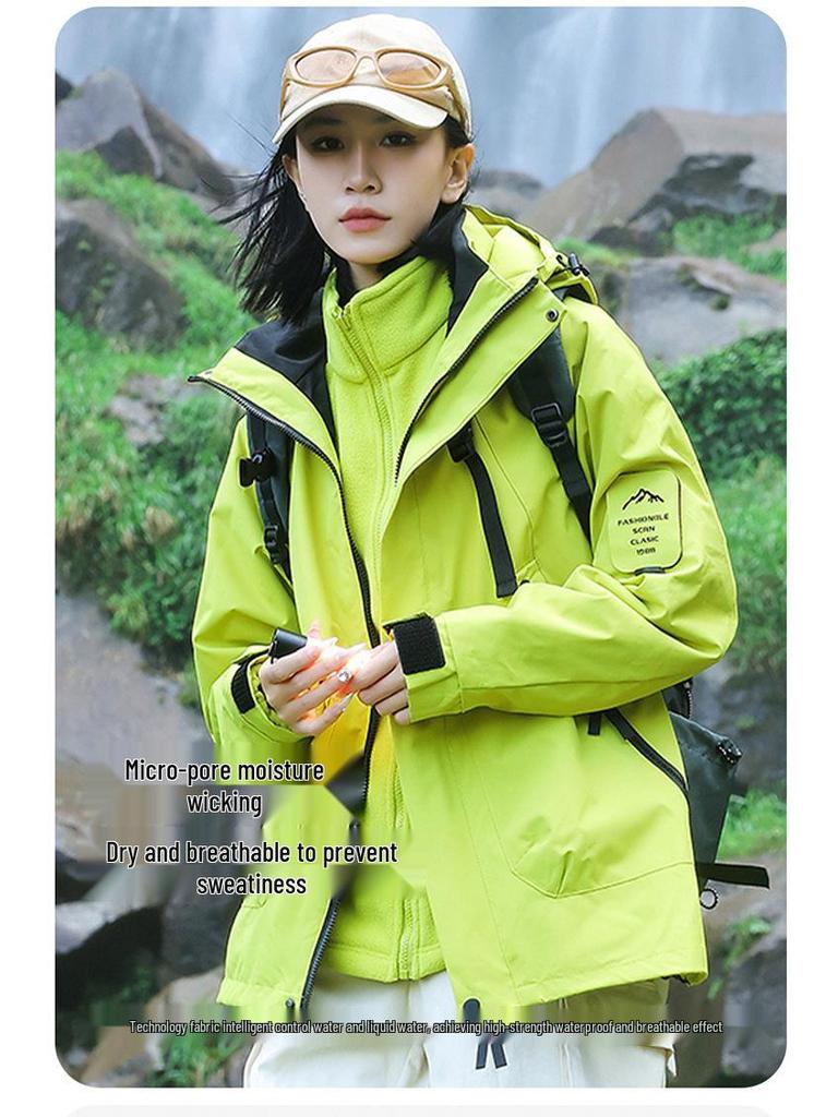 2025 Waterproof Windproof Outdoor Spring Sports Jacket for Couples