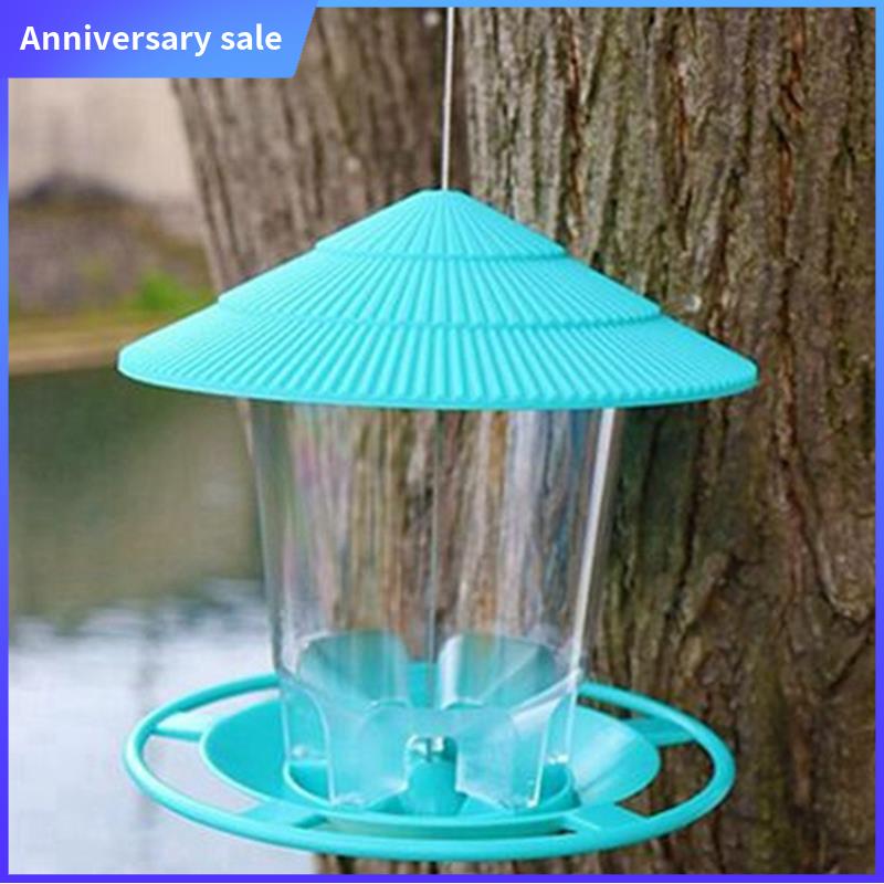 AD23-Garden Gazebo Hanging Wild Bird Feeder Outdoor Container Pet Bird Feeding House Type Bird Feeder