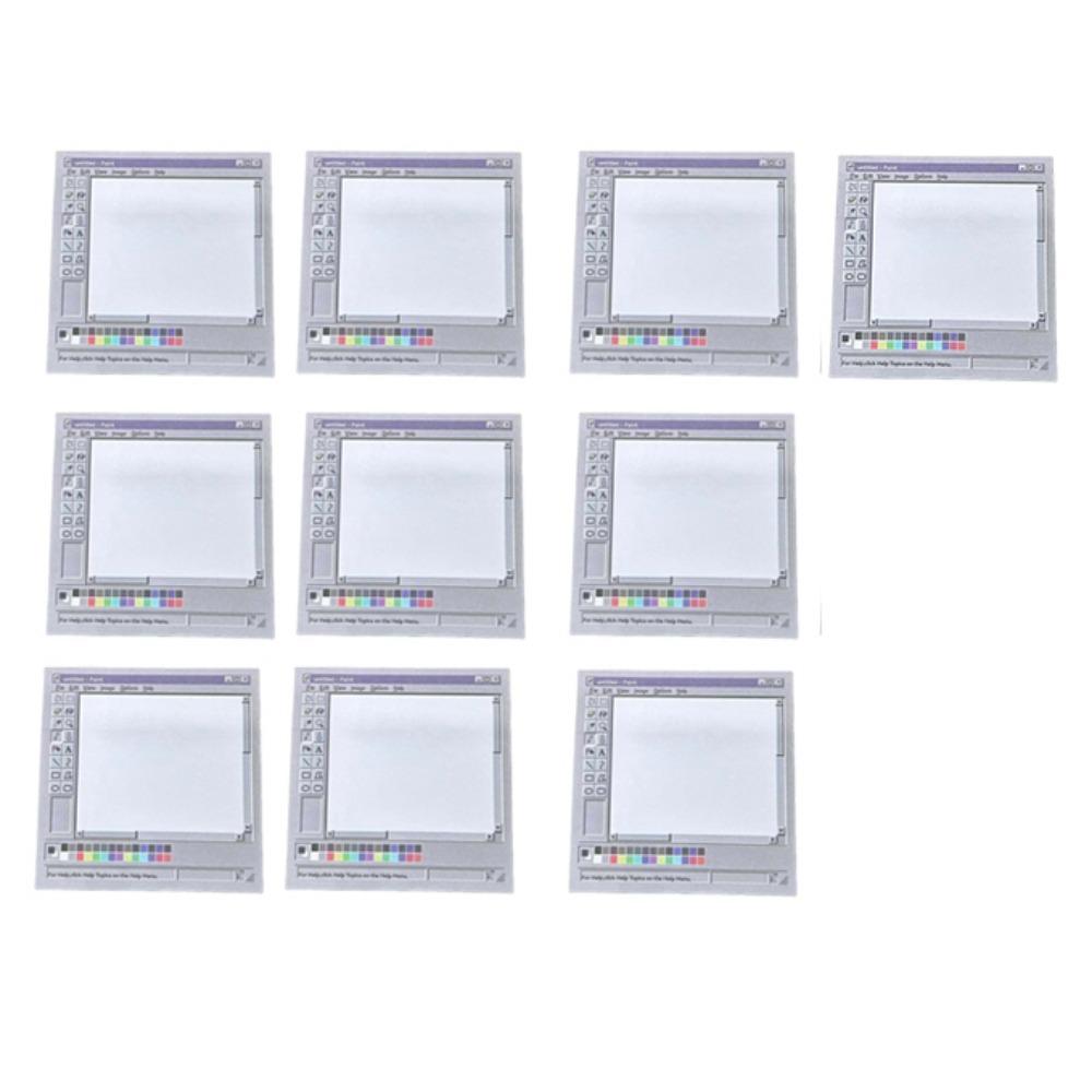 

500Sheets Creative Memo Pad Square Paper Sticky Notepad Drawing Writing Blank model