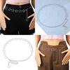 European Fashion Single Layer Star Decor Waist Chain With Alloy Material For Women And Men