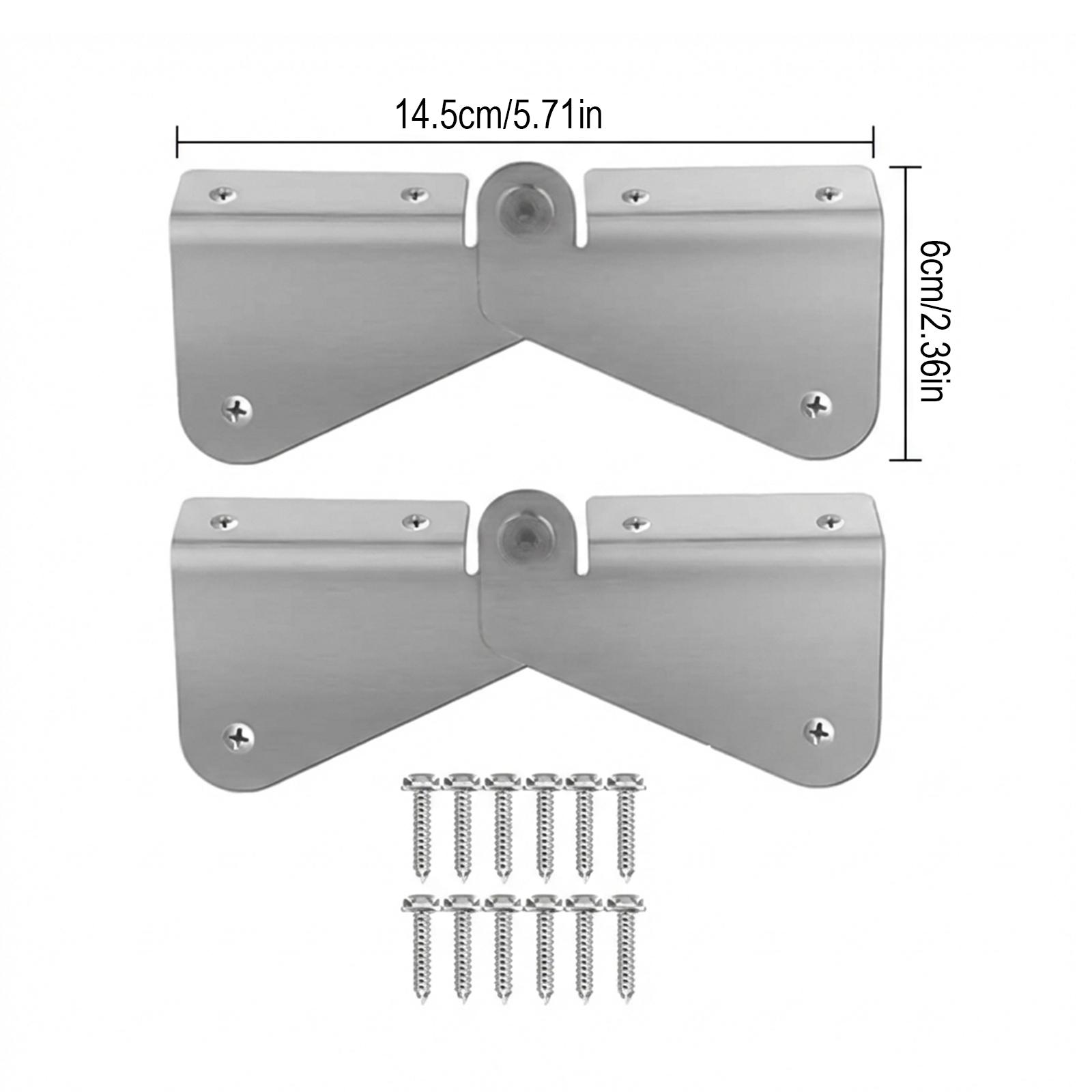 

Rectangular Downspout Elbow Hinge for Gutter Drainage Adjustable Square Pipe Extension Joint with Multi-Angle Rotation 2pcs