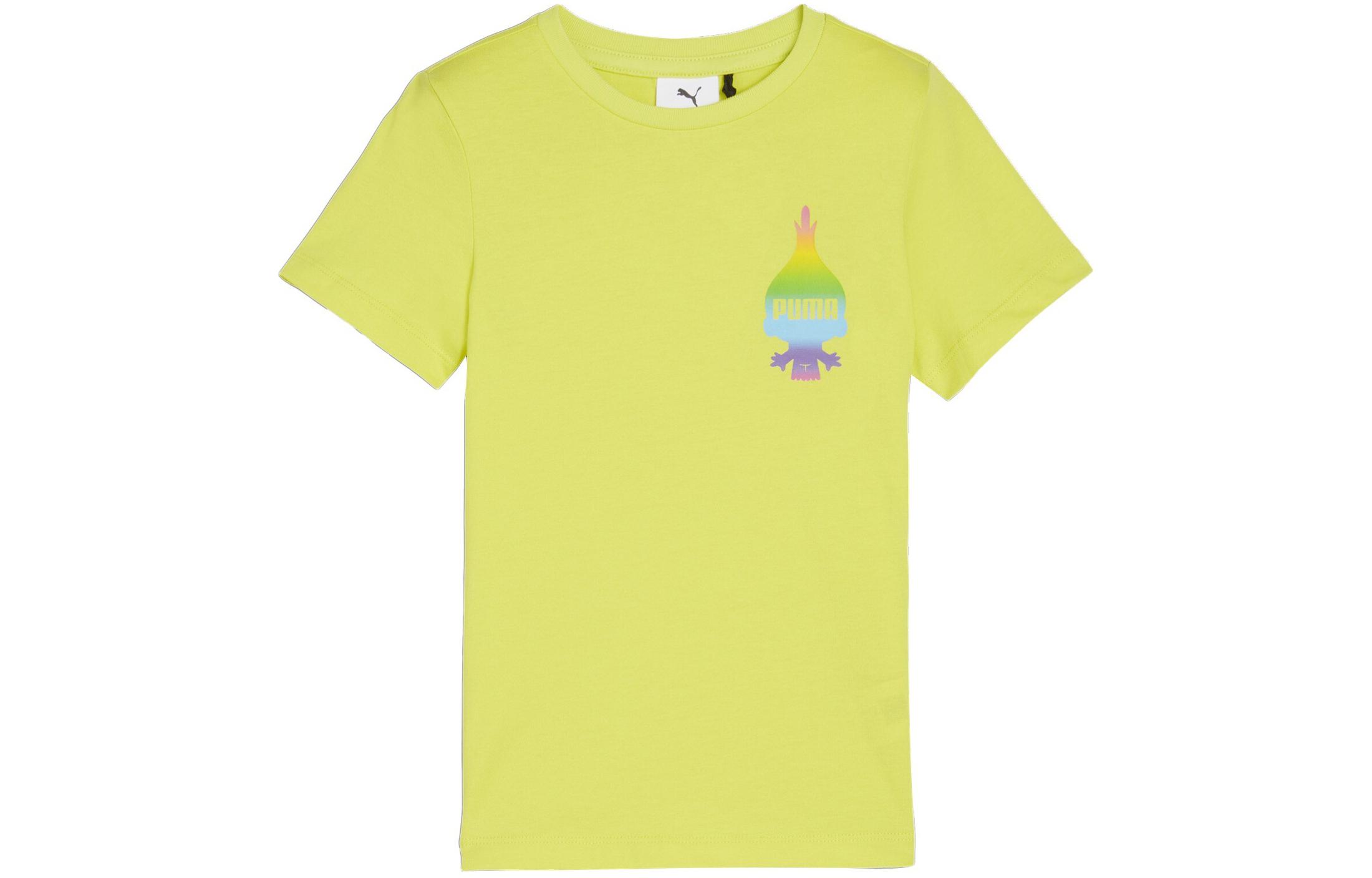 PUMA x TROLLS T Shirt Lime Green Kids 624816-38 104