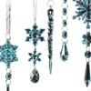 5 Pieces Acrylic Icicles for Christmas Tree Decoration