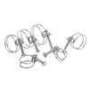 201 Stainless Steel Double Wire Adjustable Hose Clamp Ring for Industrial Pipes