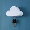 1PCS Creative Cloud Keychain Hook Magnetic Key Hanger Sticky Wall Hanging Strong Key Anti-lost Device
