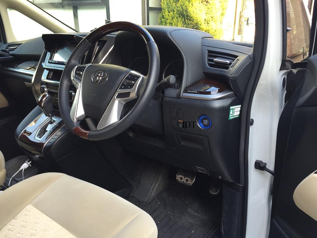 30 Series Alphard Vellfire Push Start Ring Cover Blue Garnish