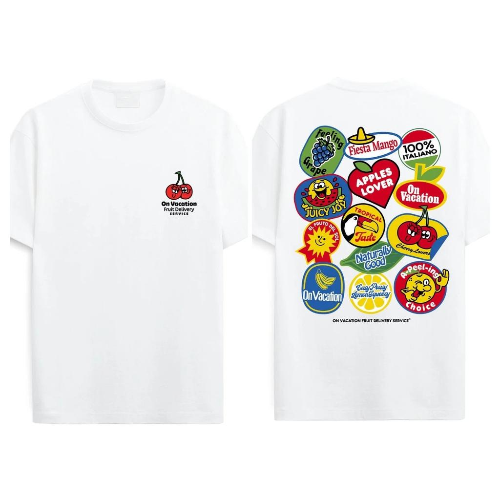 Outdoor Surfing Fashion Sports Summer Printed Cotton Short-sleeved Crew Neck High Quality  Top Casual Loose T-shirt Unisex