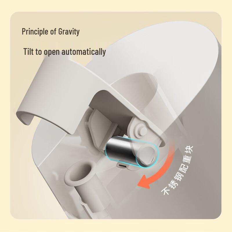 Automatic Gravity-Opening Glass Oil Dispenser