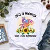 Im A Simple Unisex I Love Motorcycle And Wine Letter Print Tshirt Unisexs Clothing Watercolor Flowers Tshirt Femme Streetwear
