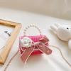 Adorable Fashionable Kids Tote Bag Cute Bowknot Design Mini Crossbody For Everyday Use