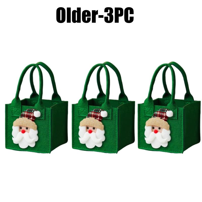 Christmas Felt Bag Creative Handbag Christmas Eve Apple Box Ping'an Fruit Bag Hand-held Gift Packaging Candy Decoration Gift Bag
