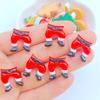 20 Stück Niedlicher Weihnachts-Schneemann, Weihnachtsmann, Lebkuchenmann, Weihnachtsbaum, Flache Rückseite, Harz, Scrapbooking, DIY, Schmuck, Dekoration, Zubehör