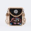 Damen Umhängetasche Boho Strohgewebte Handtasche Vintage Schultertasche Lässige Handtasche für den täglichen Gebrauch