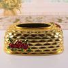 European tissue box, paper box, home living room creative rose paper box, desktop high-end light luxury napkin paper box