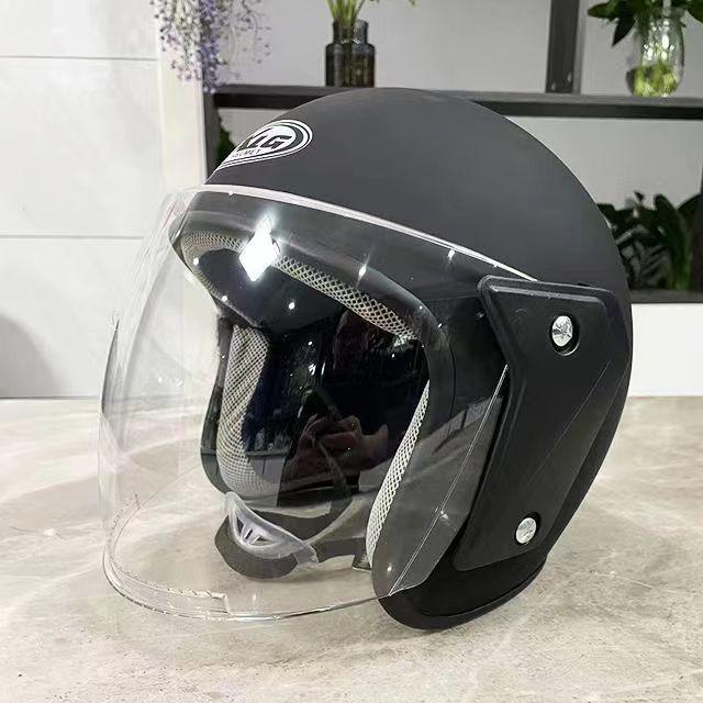 Adult Electric Car Helmets Fashionable Ear Protection and Warm Autumn and Winter Four Seasons Universal Electric Car Security Protective Helmets