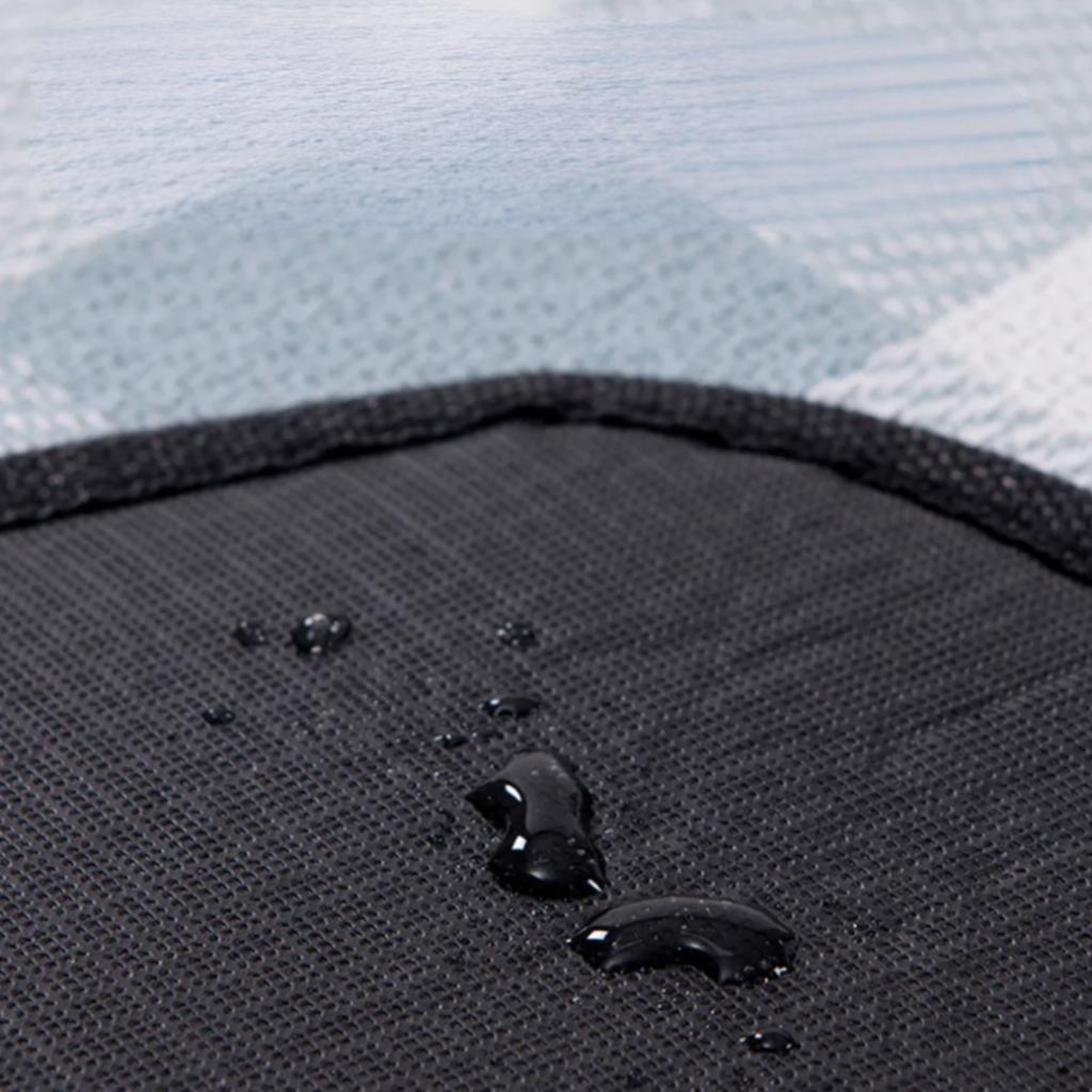 Nepromokavá zahradní pikniková deka 200x200 cm - modrá