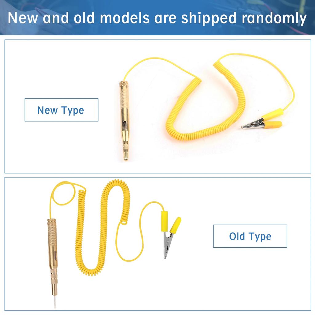 Universeller Auto-Stromkreistester Prüflichtstift 6V 12V 24V DC Spannung Auto Elektrisches System Diagnosewerkzeug Prüflampe