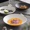 ZISIZ Ceramic Salad Plate Bowl