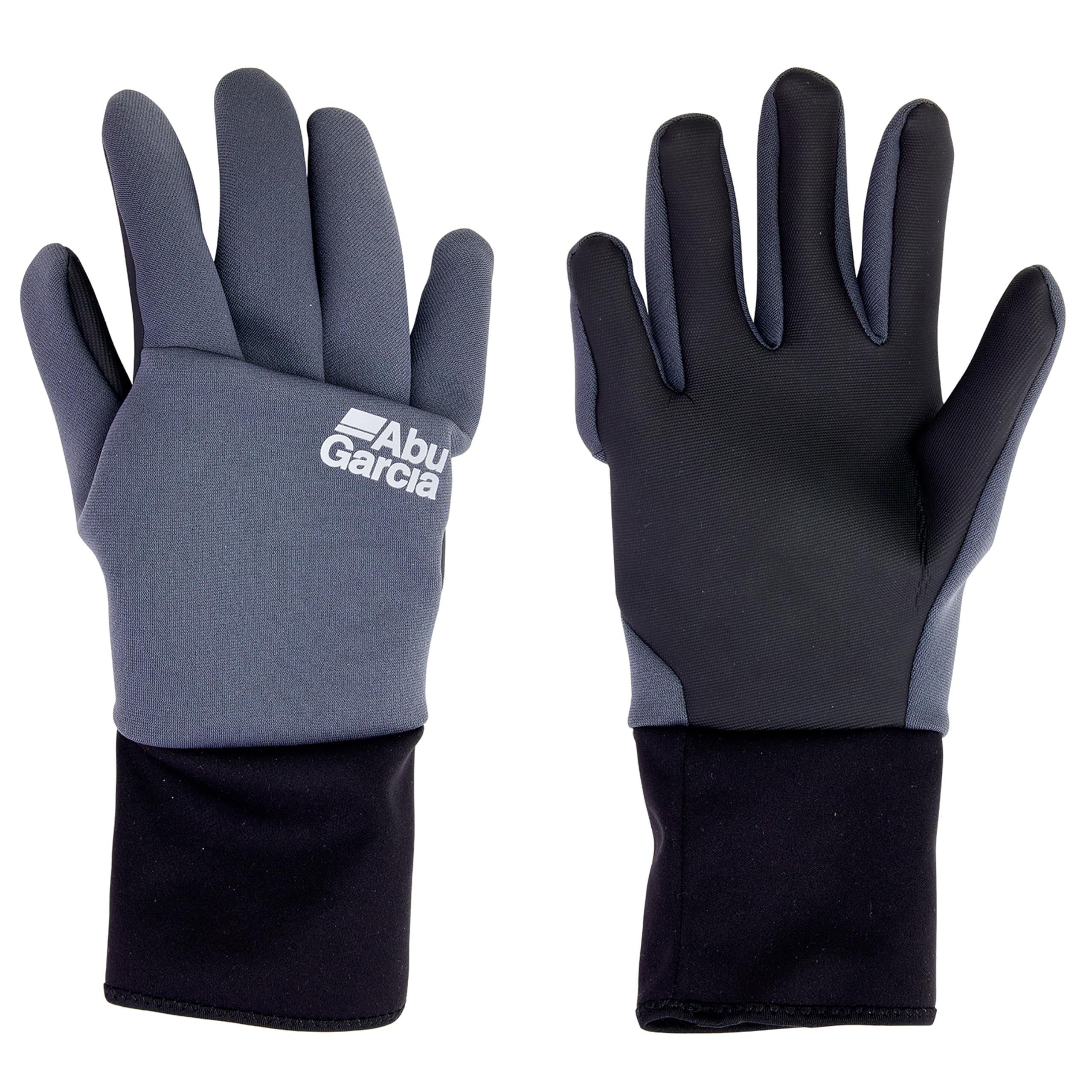 

Перчатки Abu Garcia с длинной манжетой, полнопалые, размер NP 1634057, серые, L, серый