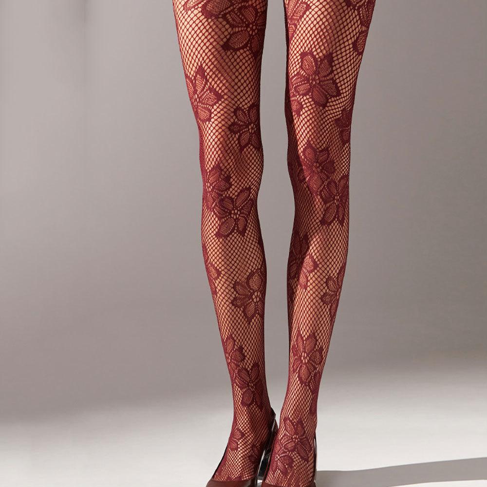 Jacquard Bat Netting Stockings Dense Bat Netting Jacquard Fishnet Stockings