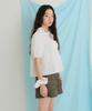 Moui Ruffle Lace Blouse (O/White_Half Sleeve)