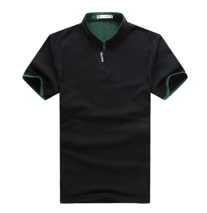 Casual Cotton Short Sleeve T Shirt For Men With V Neck And Slim Fit For Summer Wear