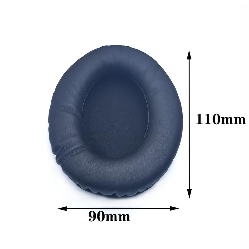 Ovale Oorkussentjes Voor Koptelefoons Covers Spons Leer Schuimkussen 60*70 60*80 65*85 70*90 75*95 80*100 85*105 90*105 90*110 2 stuks